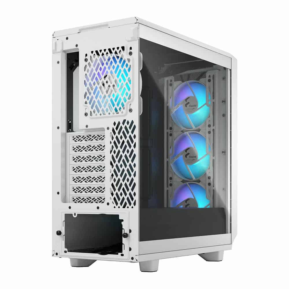 (image for) Fractal Meshify 2 Compact RGB White Mid Tower Tempered Glass PC Case